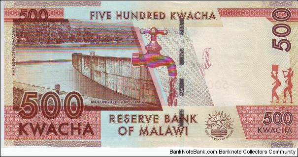 Banknote from Malawi year 2012