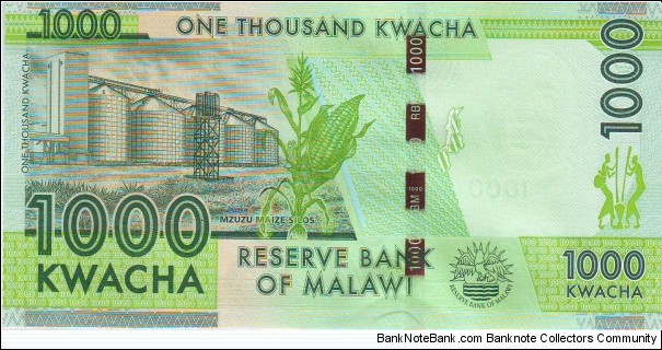 Banknote from Malawi year 2012