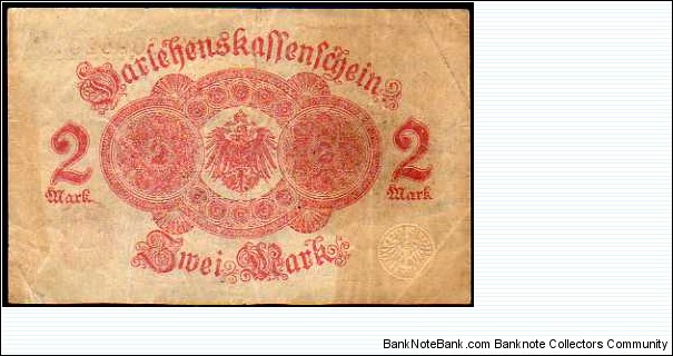 Banknote from Germany year 1914