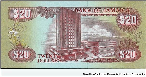 Banknote from Jamaica year 1995