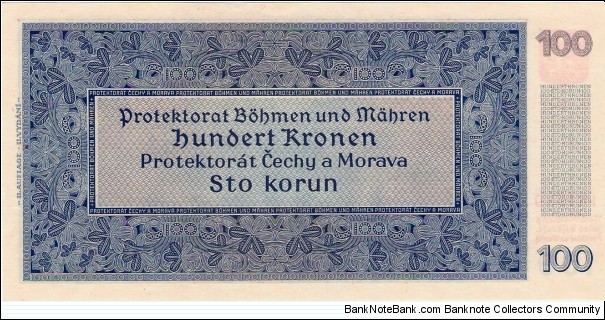 Banknote from Czech Republic year 1940