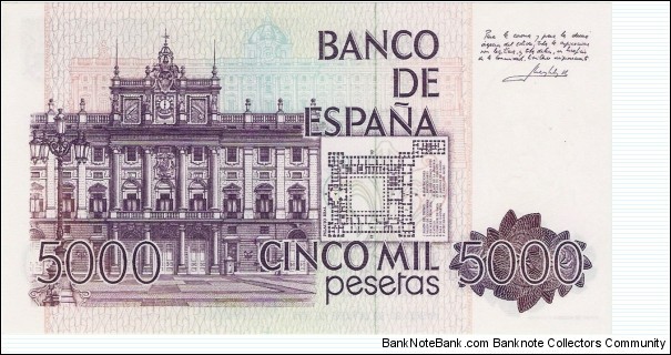 Banknote from Spain year 1979