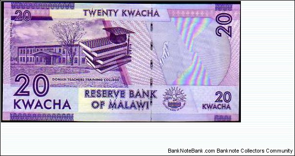 Banknote from Malawi year 2012