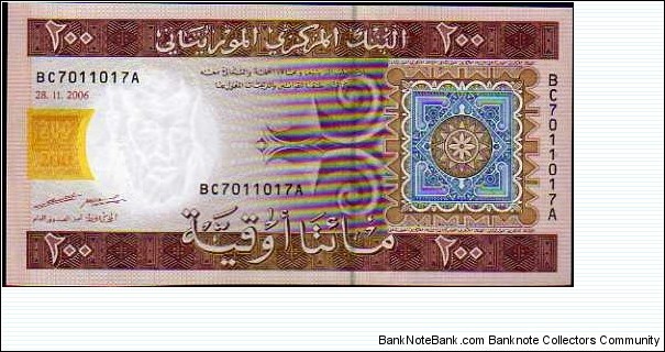 200 Ouguiya__
pk# 11 b__
28.11.2006 Banknote