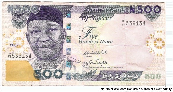 500 Naira Banknote