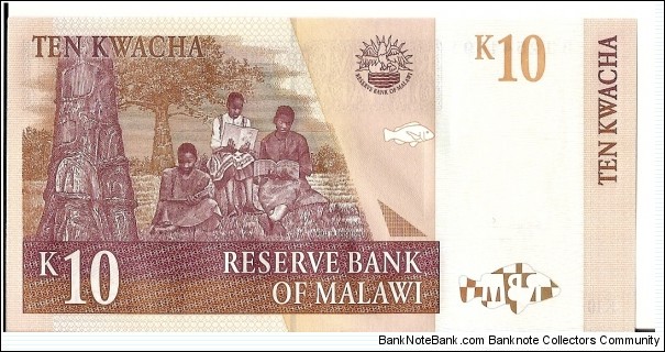 Banknote from Malawi year 2004