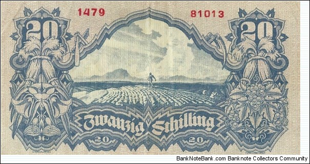 Banknote from Austria year 1945