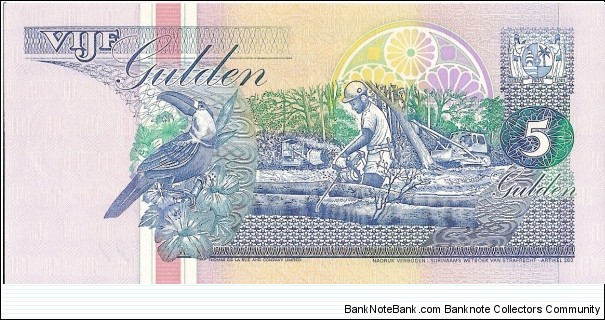 Banknote from Suriname year 0