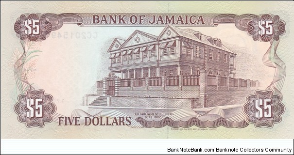 Banknote from Jamaica year 1991