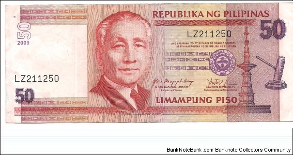 Philippine 50 peso bill Banknote