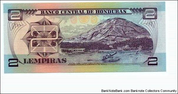 Banknote from Honduras year 2000