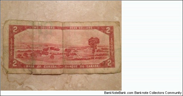 Banknote from Canada year 1954