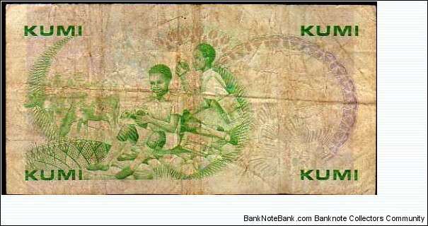 Banknote from Kenya year 1982