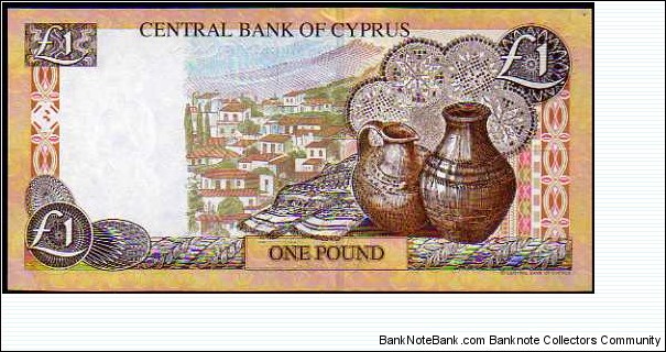 Banknote from Cyprus year 2004