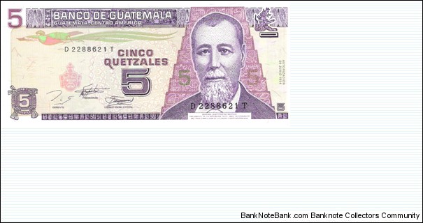 5 Quetzales Banknote