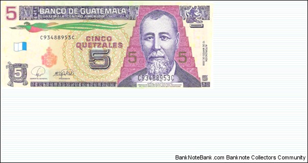 5 Quetzales Banknote