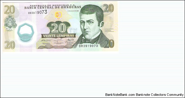 20 Lempiras polymer Banknote