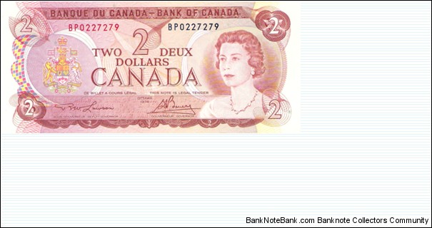 2 dollars Banknote