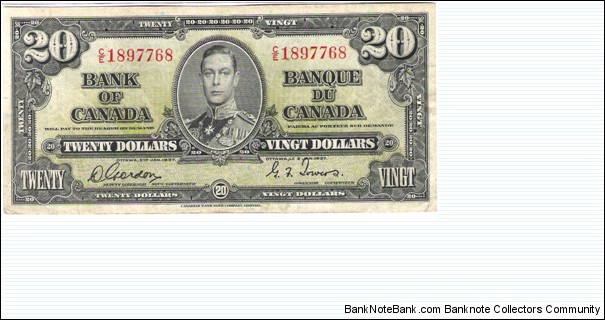 20 Dollars Banknote