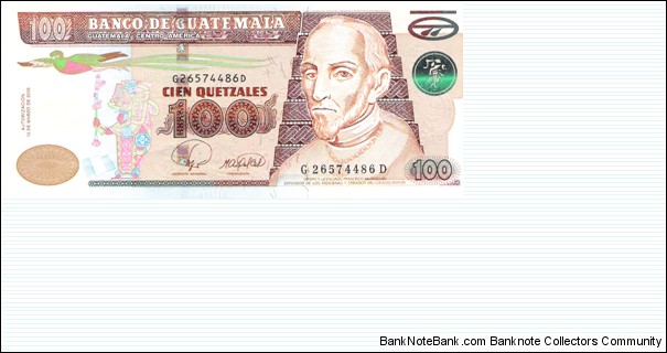 100 Quetzales Banknote