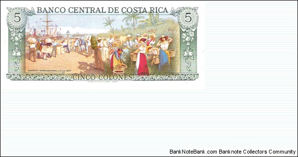 Banknote from Costa Rica year 1983