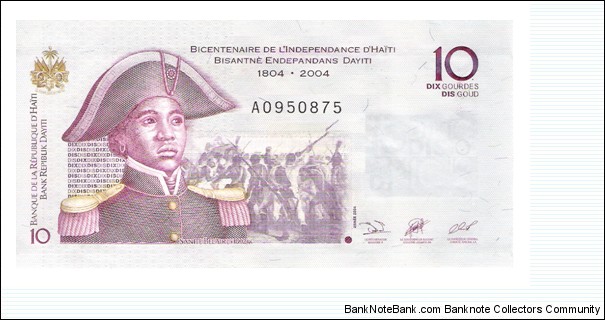 10 Gourdes Banknote