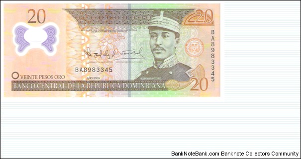 20 Pesos Polymer Banknote