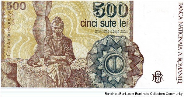 Banknote from Romania year 1991