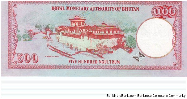 Banknote from Bhutan year 2000