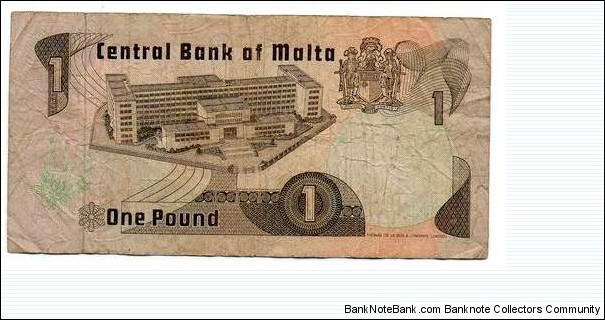 Banknote from Malta year 1967