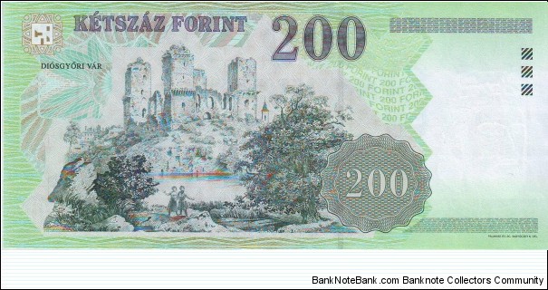 Banknote from Hungary year 2007