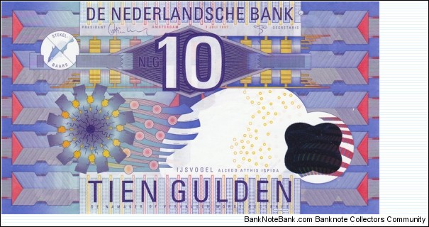 Netherlands P99 (10 gulden 1/7-1997) Banknote