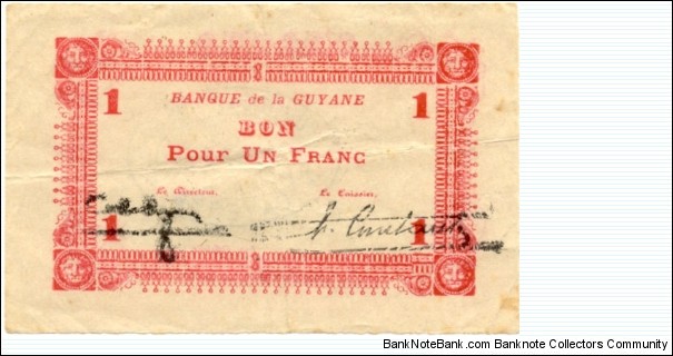 P11 - 1 Franc Banknote
