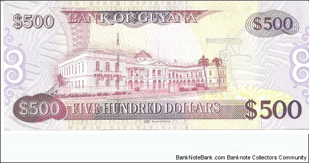 Banknote from Guyana year 2011
