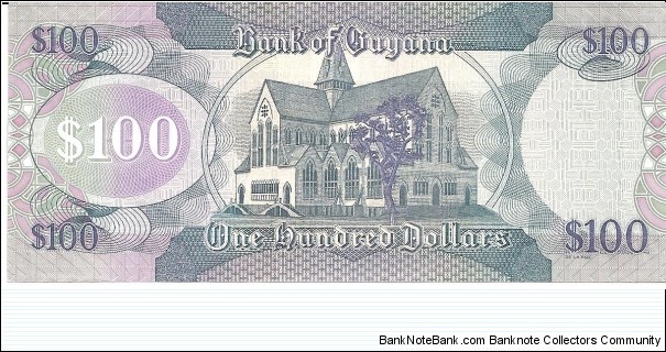 Banknote from Guyana year 2008