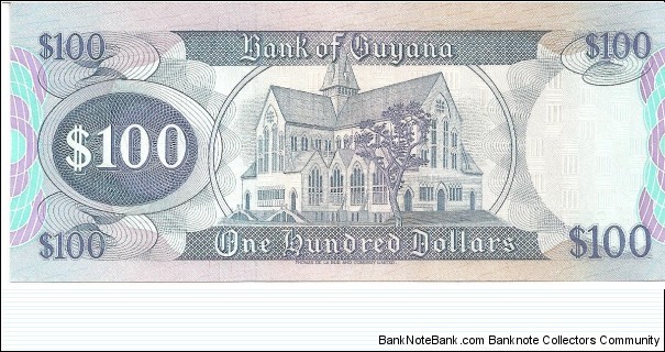 Banknote from Guyana year 1989