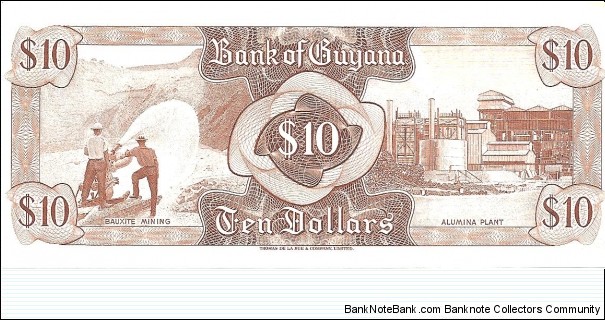 Banknote from Guyana year 1966