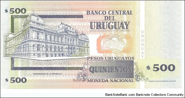 Banknote from Uruguay year 2006