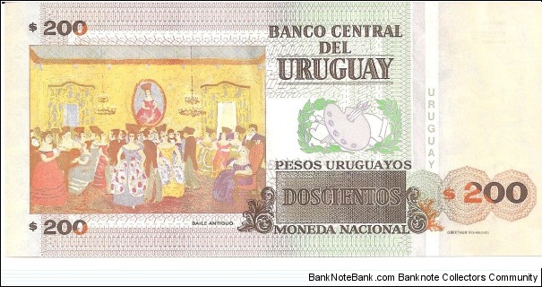 Banknote from Uruguay year 2009