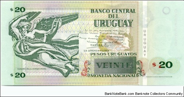 Banknote from Uruguay year 2003