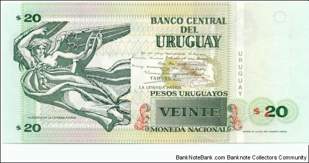 Banknote from Uruguay year 2000