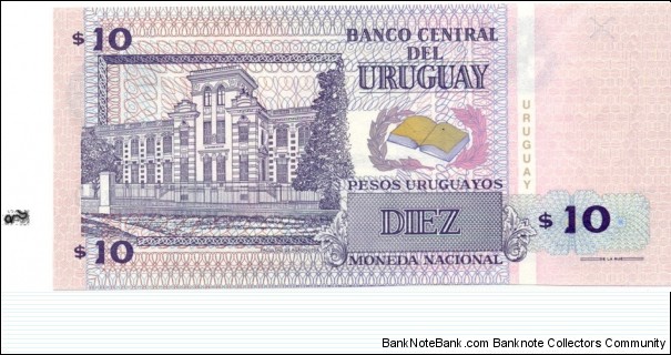 Banknote from Uruguay year 1998