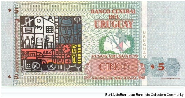 Banknote from Uruguay year 1998