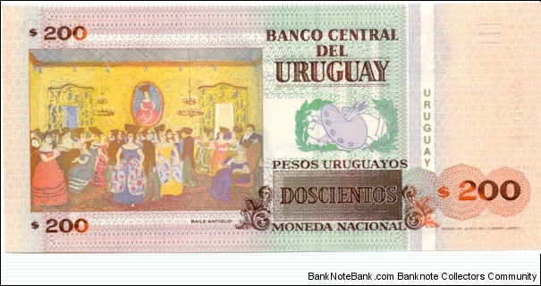 Banknote from Uruguay year 2000