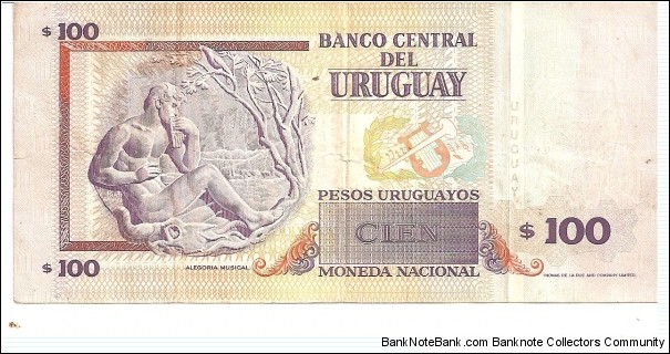 Banknote from Uruguay year 1994