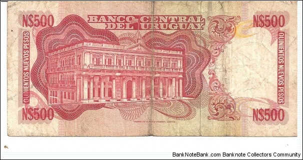 Banknote from Uruguay year 1978