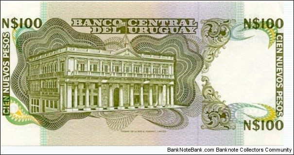 Banknote from Uruguay year 1987