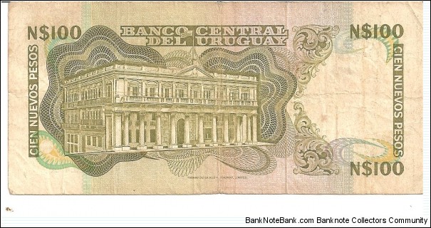 Banknote from Uruguay year 1978