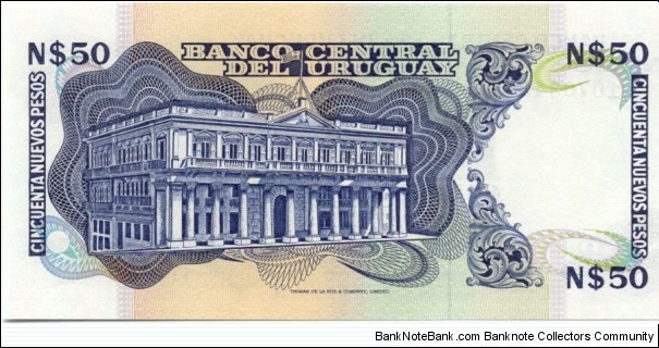 Banknote from Uruguay year 1989