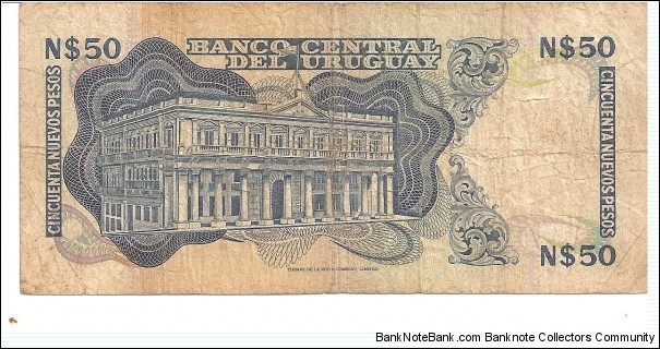 Banknote from Uruguay year 1978